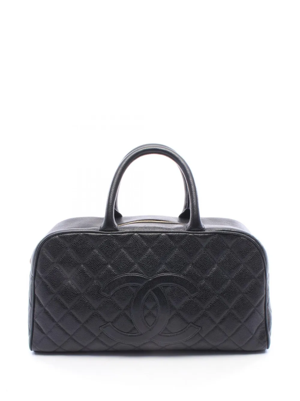 CHANEL Pre-Owned 2003-2004 Matelassé CC East-West bag - Schwarz