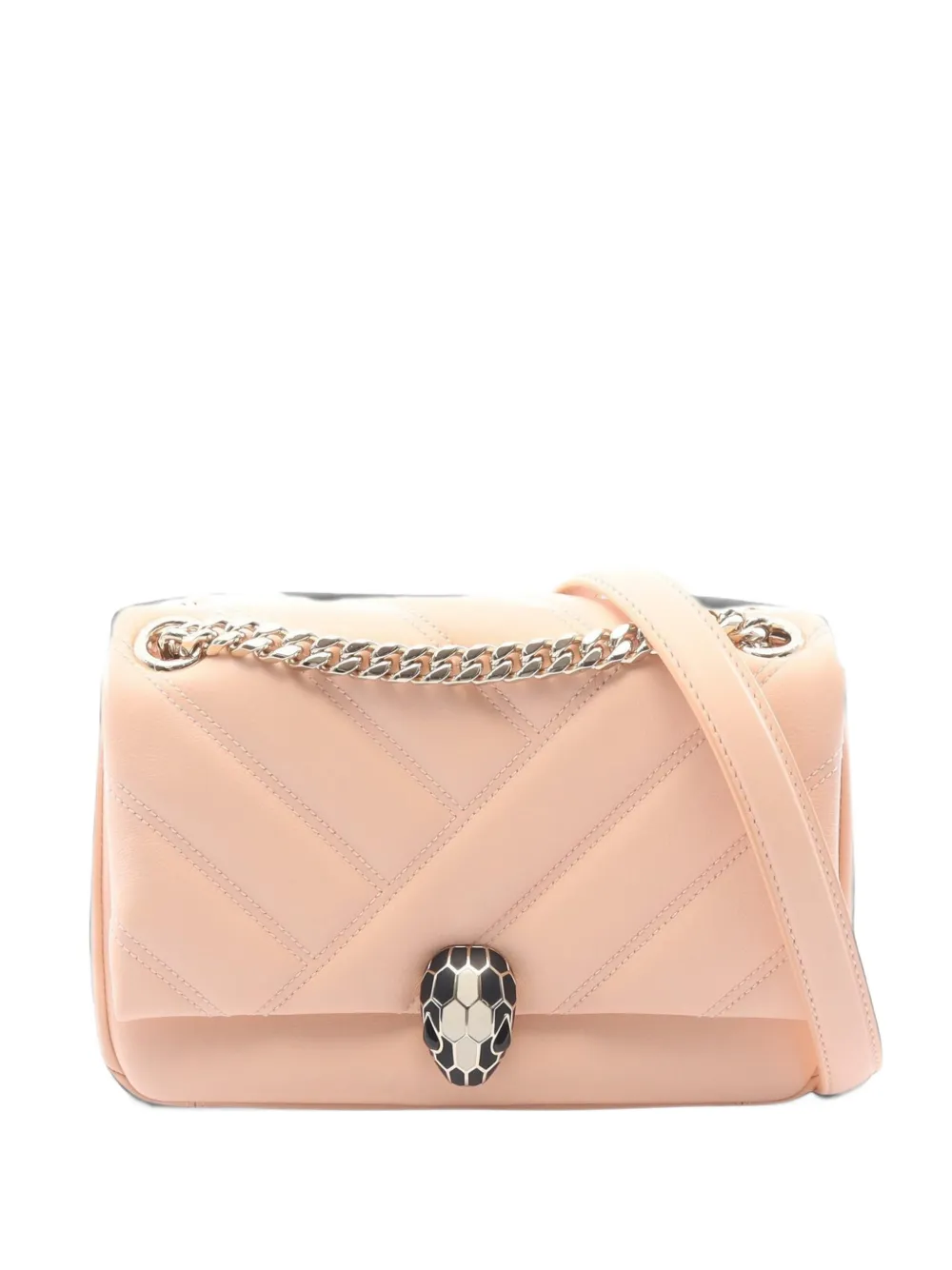 Bvlgari Pre-Owned 2010s Serpenti Cabochon shoulder bag - Rosa