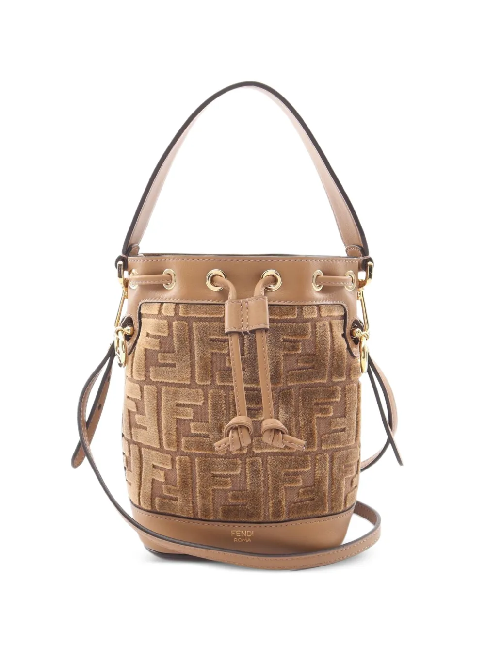 Fendi Pre-Owned sac seau Mon Tresor (années 2020) - Marron Fendi Pre-Owned sac seau Mon Tresor (années 2020) - Marron