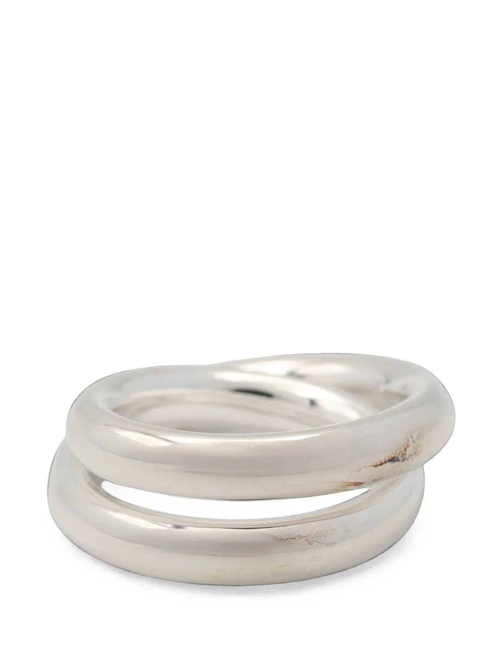 Hermès Pre-Owned Vertige double-band ring - Silber