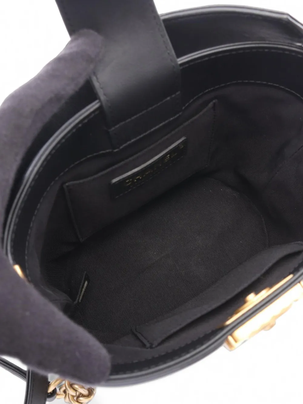 CHANEL Pre-Owned 2020-2021 Boy Chanel quilted mini bucket bag Zwart