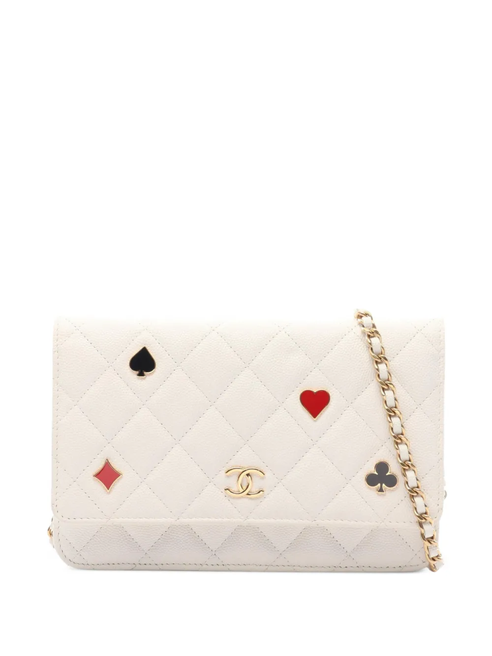 CHANEL Pre-Owned Borsa mini Coco Casino trapuntata 2021 - Bianco