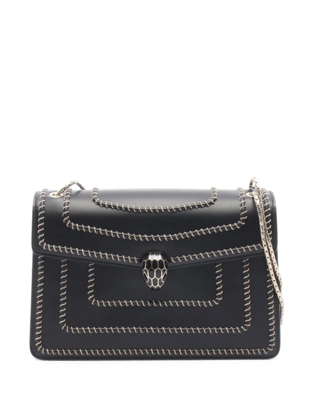 Bvlgari Pre-Owned 2010s Serpenti Forever chain shoulder bag - Schwarz