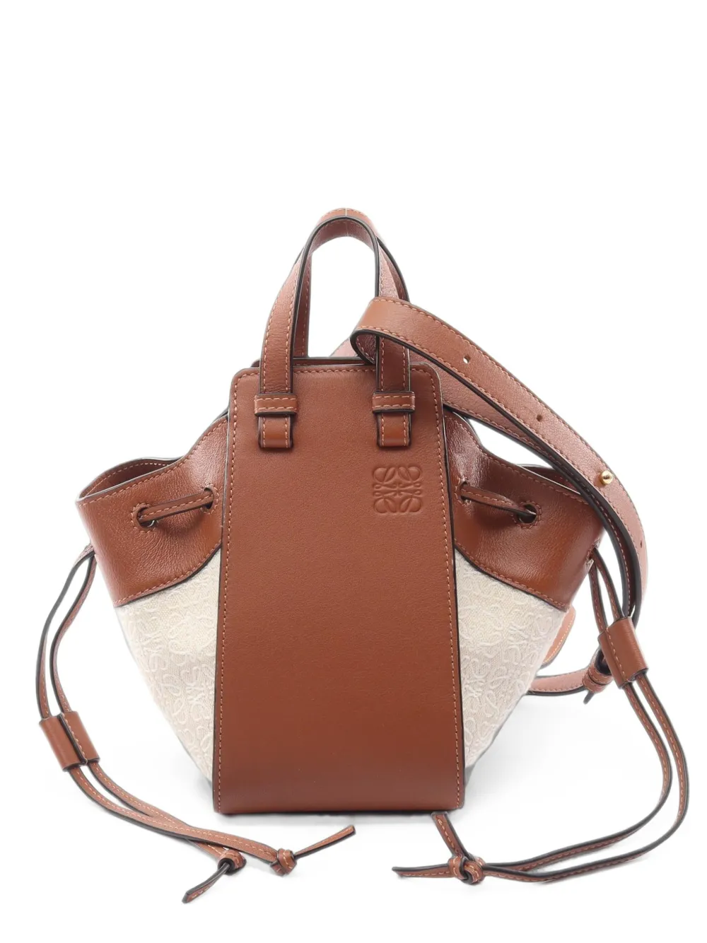 Loewe Pre-Owned 2010s Hammock Anagram tote bag - Nude