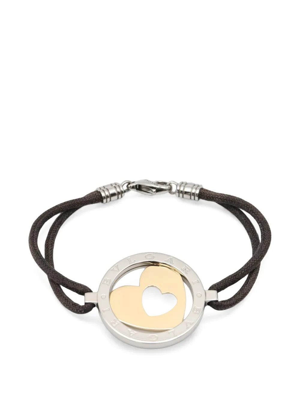Bvlgari Pre-Owned 2010s Tondo Heart bracelet in Silver