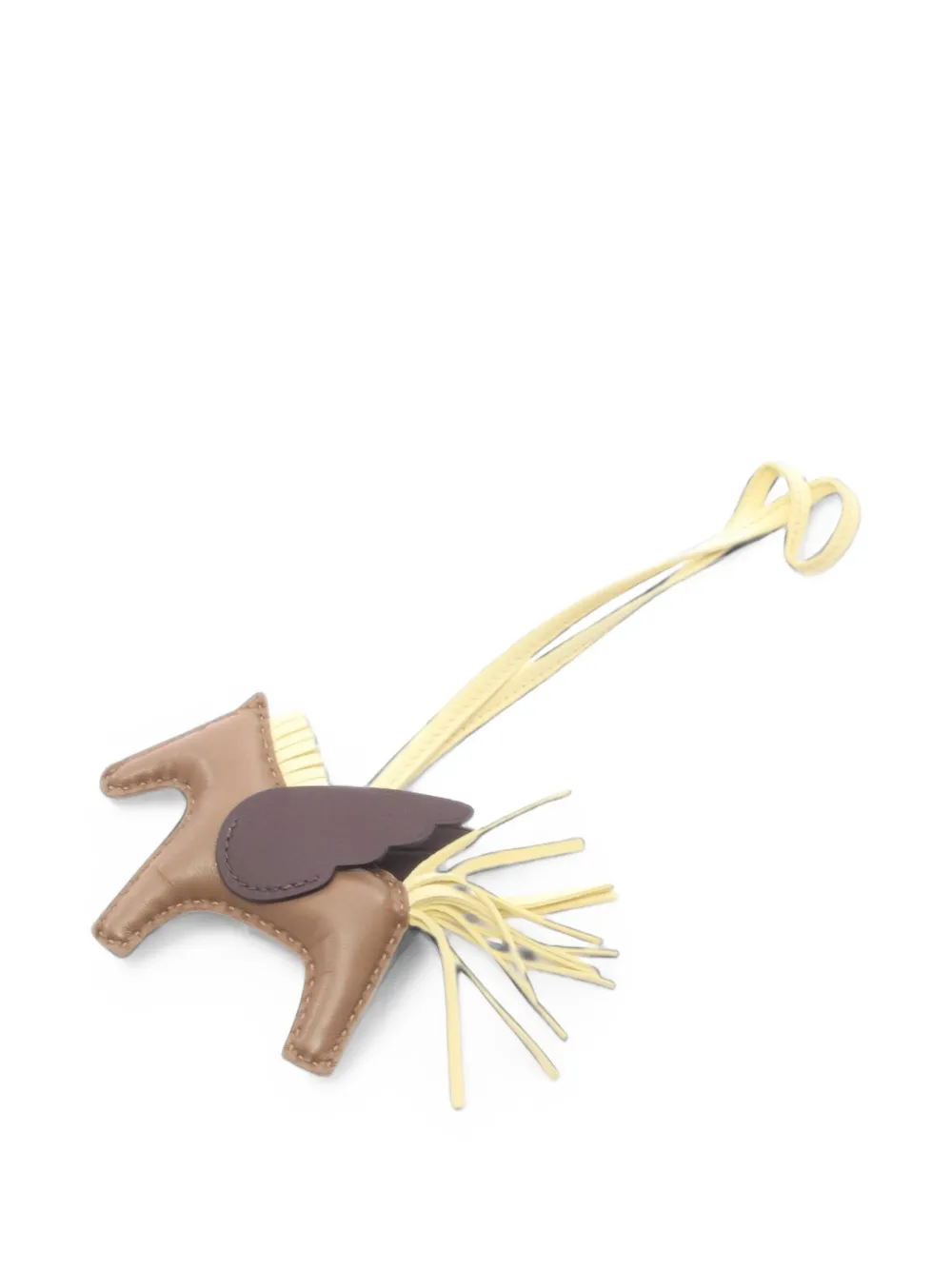 Hermès Pre-Owned 2023 PM Rodeo Pegasus bag charm - Braun