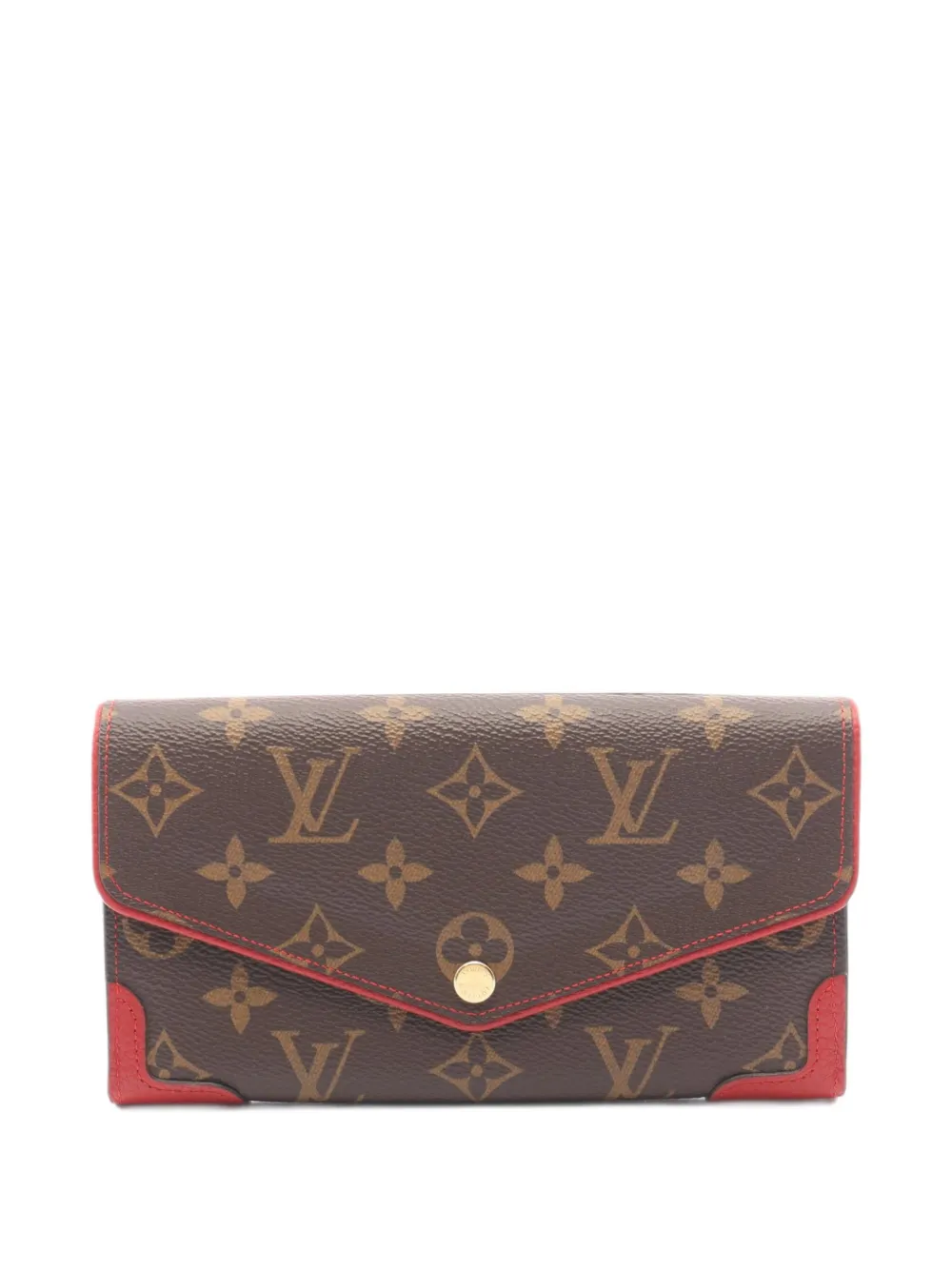 Louis Vuitton Pre-Owned Portafoglio in tela con monogramma 2019 - Marrone