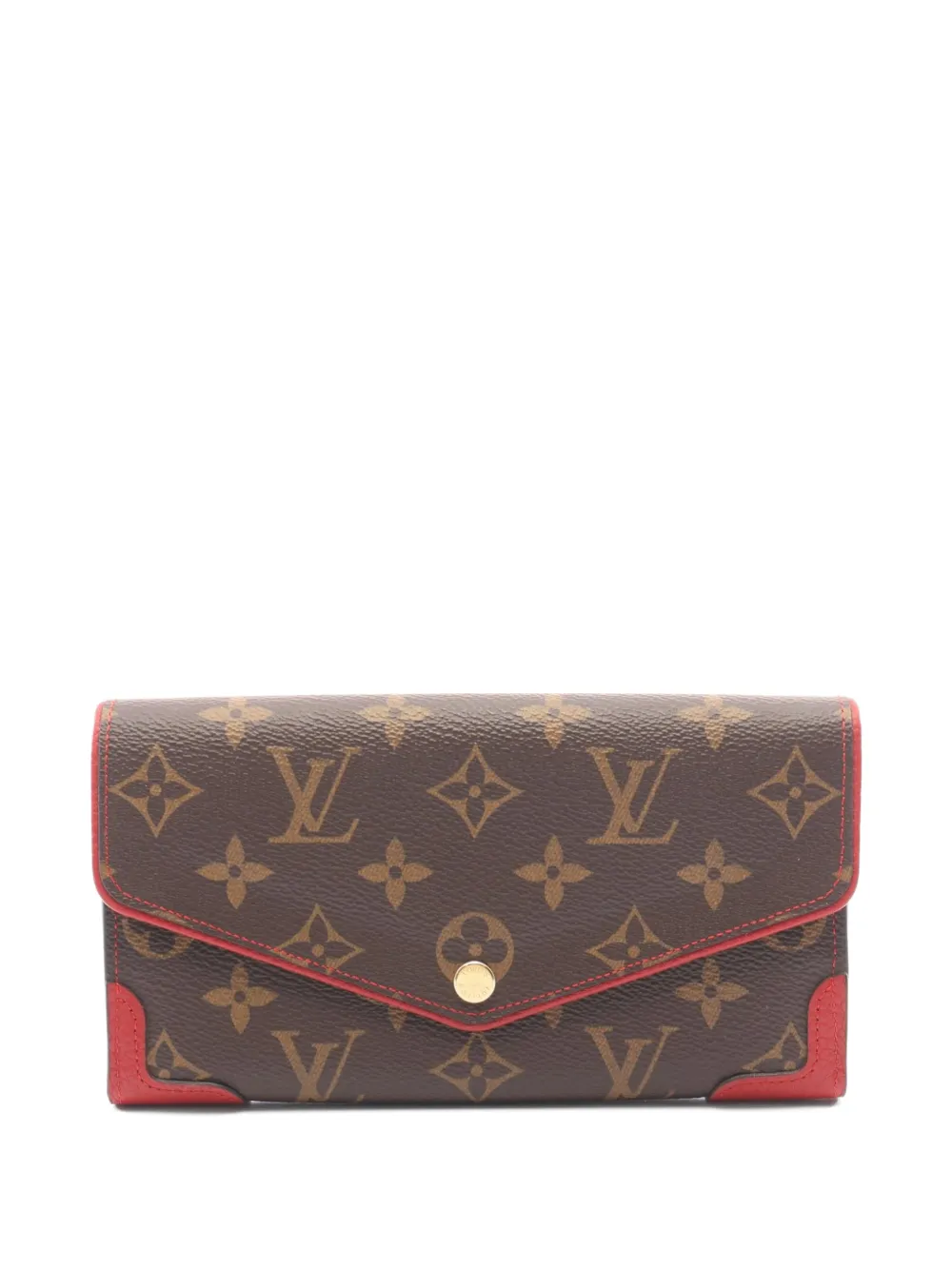 Louis Vuitton Pre-Owned Portafoglio in tela con monogramma 2019 - Marrone