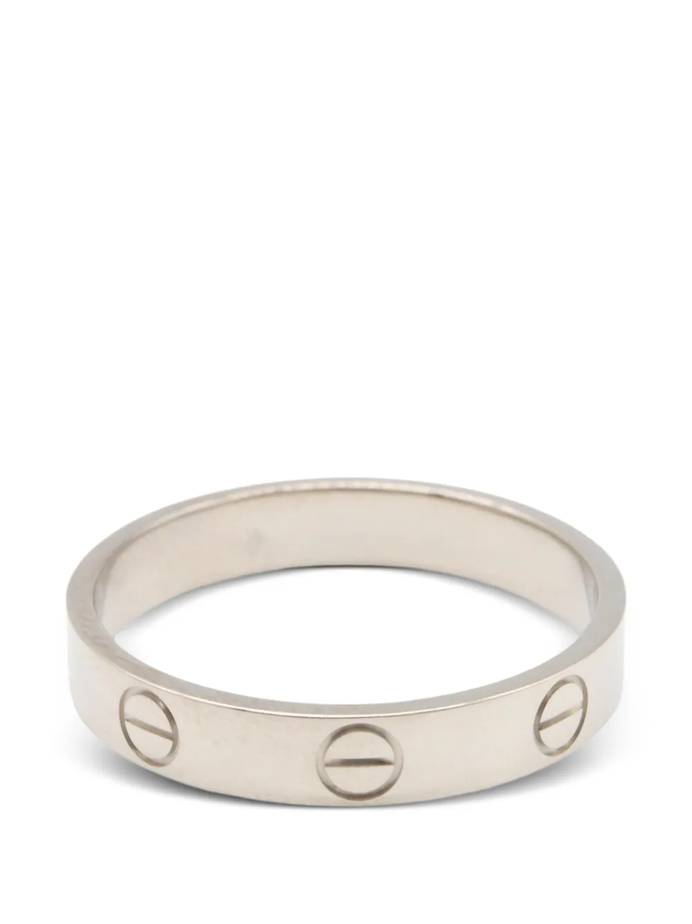 Cartier 2010s mini Love Ring - Silber