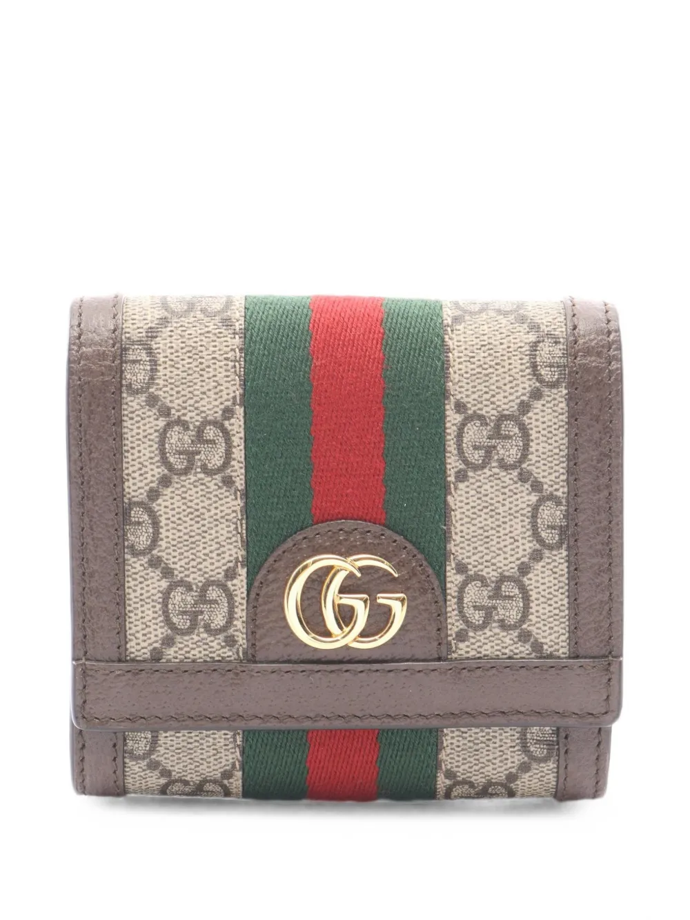 Gucci Pre-Owned 2010s Ophidia GG bi-fold wallet - Toni neutri