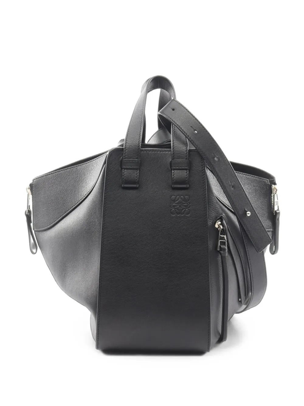 Loewe Pre-Owned Borsa tote Hammock in pelle anni 2010 - Nero