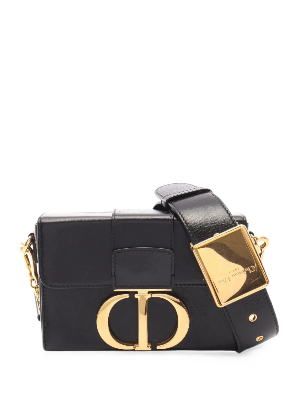 Christian Dior Pre-Owned 2010s 30 Montaigne Box shoulder bag - Nero