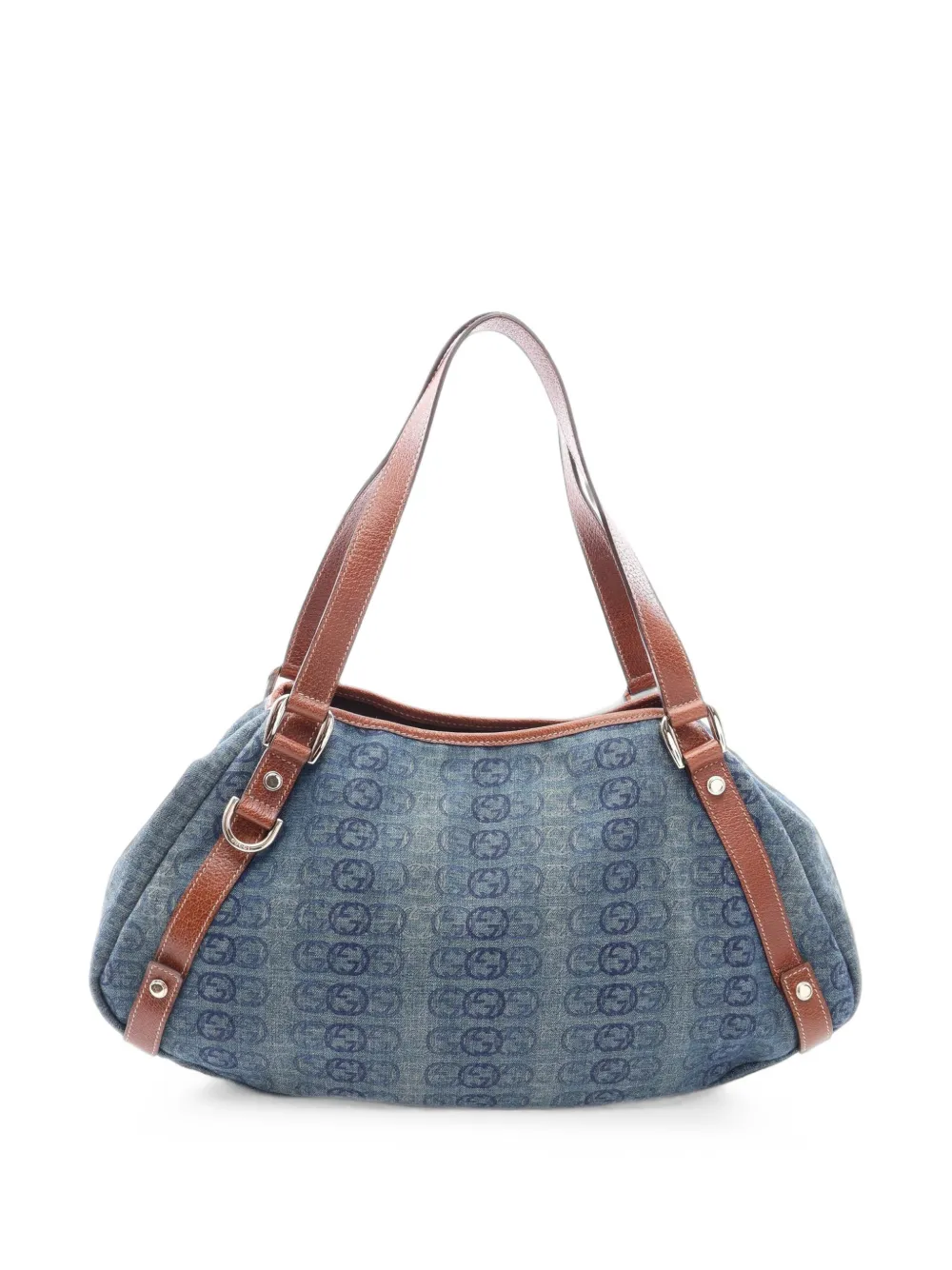 Gucci Pre-Owned 2000s Abby GG canvas shoulder bag - Blau