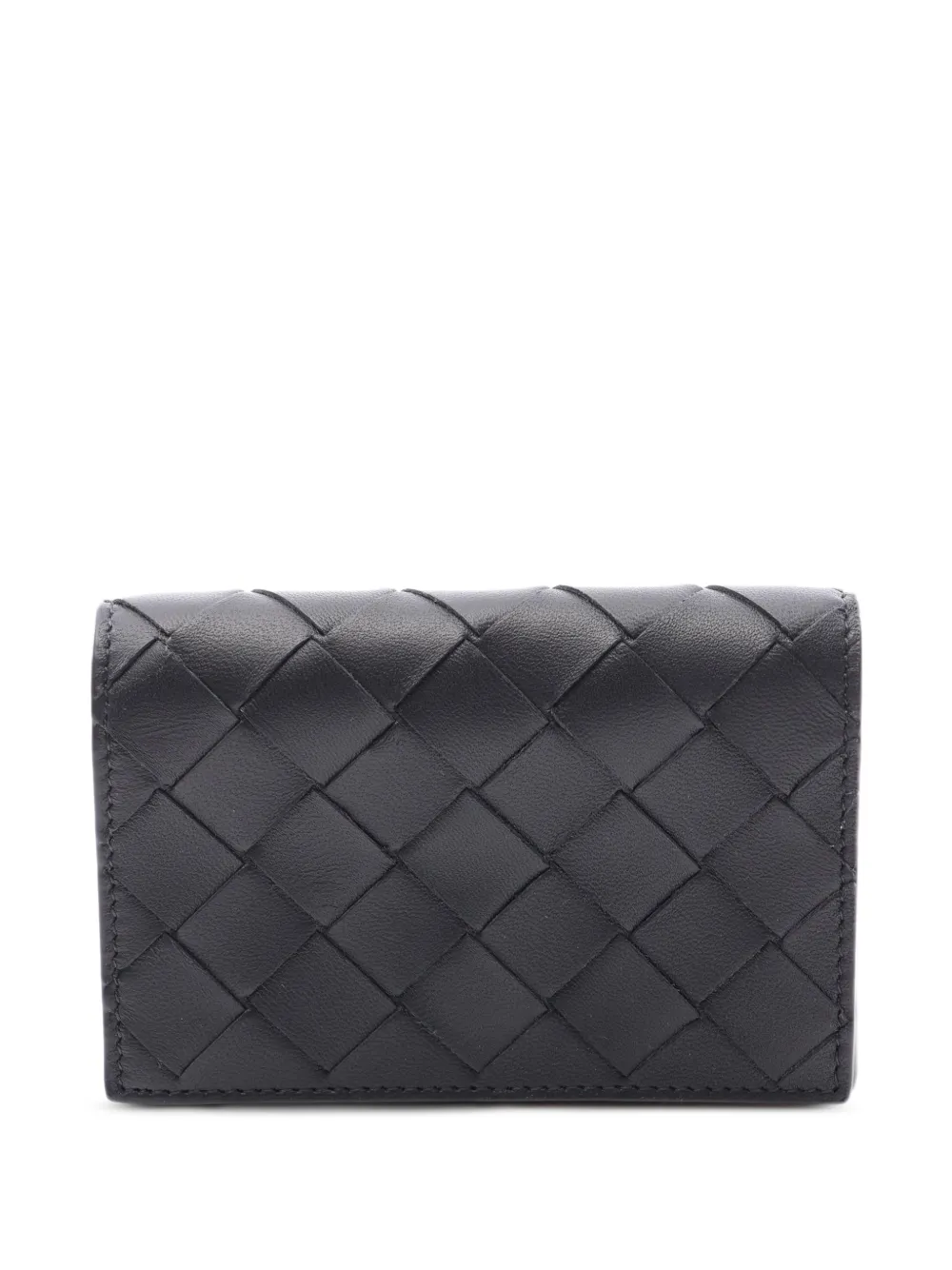 Bottega Veneta Pre-Owned Intrecciato card holder - Nero