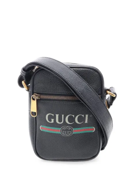 Gucci Pre-Owned 2010s Web logo shoulder bag