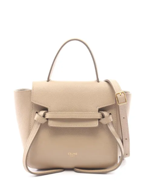 Celine Pre-Owned 2018-2026 Pico Grained Calfskin Belt Bag satchel