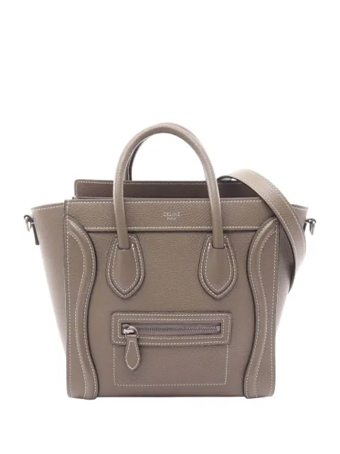 Celine Pre-Owned 2010-2026 nano Luggage Tote Satchel-Tasche aus Leder