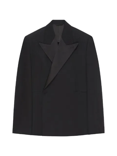 Givenchy satin-lapel suit jacket