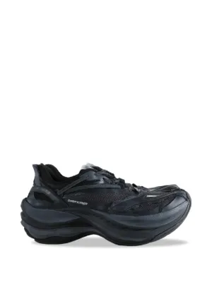 Balenciaga Circuit Worn-Out Sneakers | Black | FARFETCH