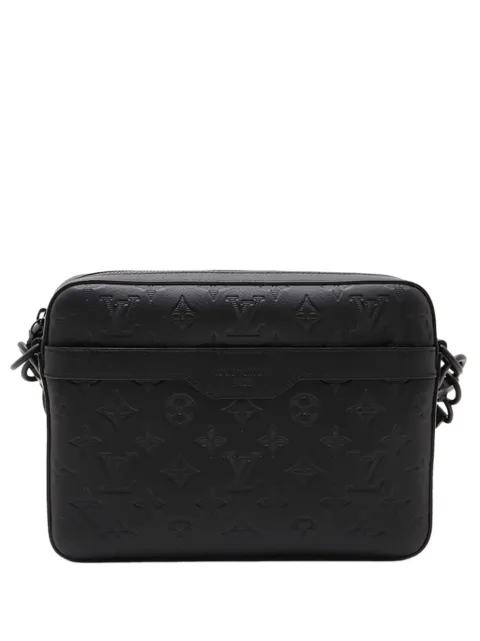 Louis Vuitton Pre-Owned 2021-2026 Monogram Shadow Trio Messenger crossbody bag
