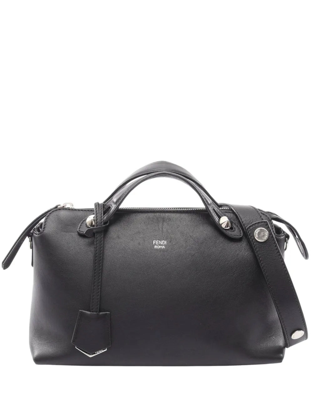 Fendi Pre-Owned 2010-2026 Medium Leather By The Way satchel - Schwarz