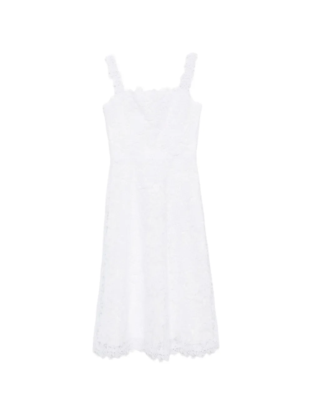 Carolina Herrera guipure lace flared midi dress
