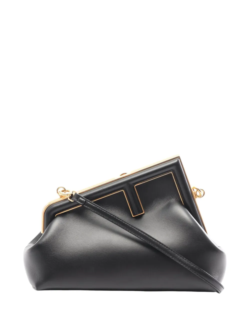 Fendi Pre-Owned 2010-2026 Small Nappa Fendi First crossbody bag - Nero