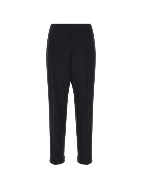 Alberto Biani elasticated turn-up trousers