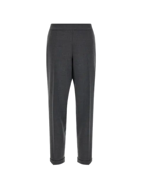 Alberto Biani Pantaloni crop con risvolto