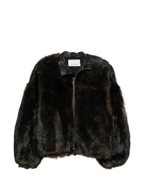 The Frankie Shop fur bomber jacket