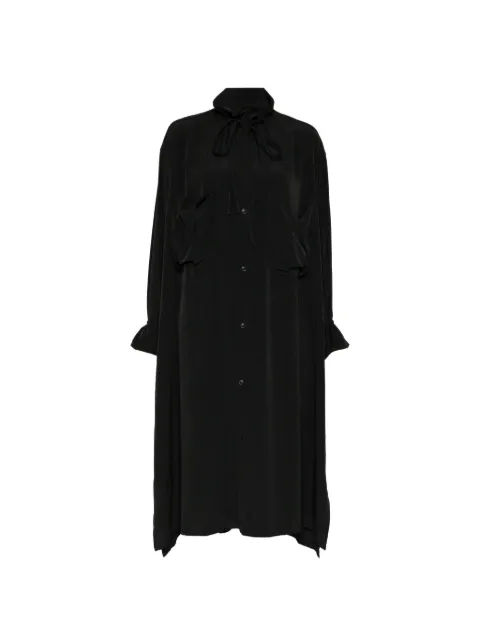 Y's vestido Ta/Pe Crepe De Chine