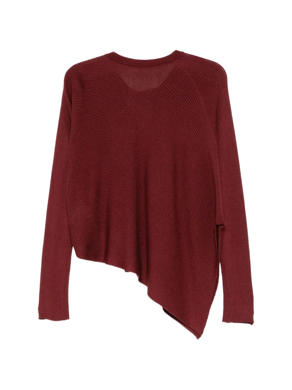 Y's Asymmetrisch vest Rood