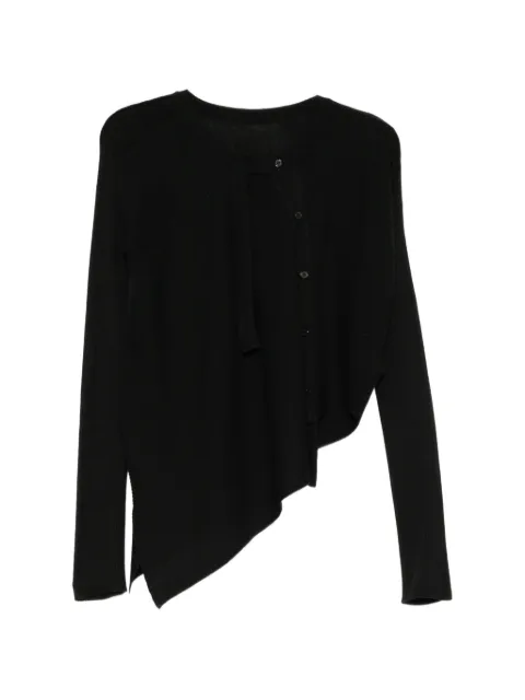 Y's asymmetric-hem cardigan