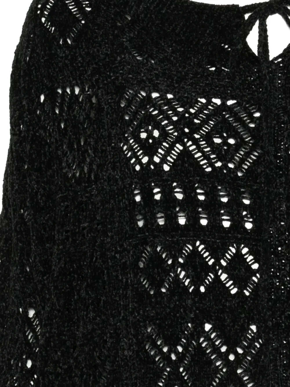 Y's Chenille trui Zwart