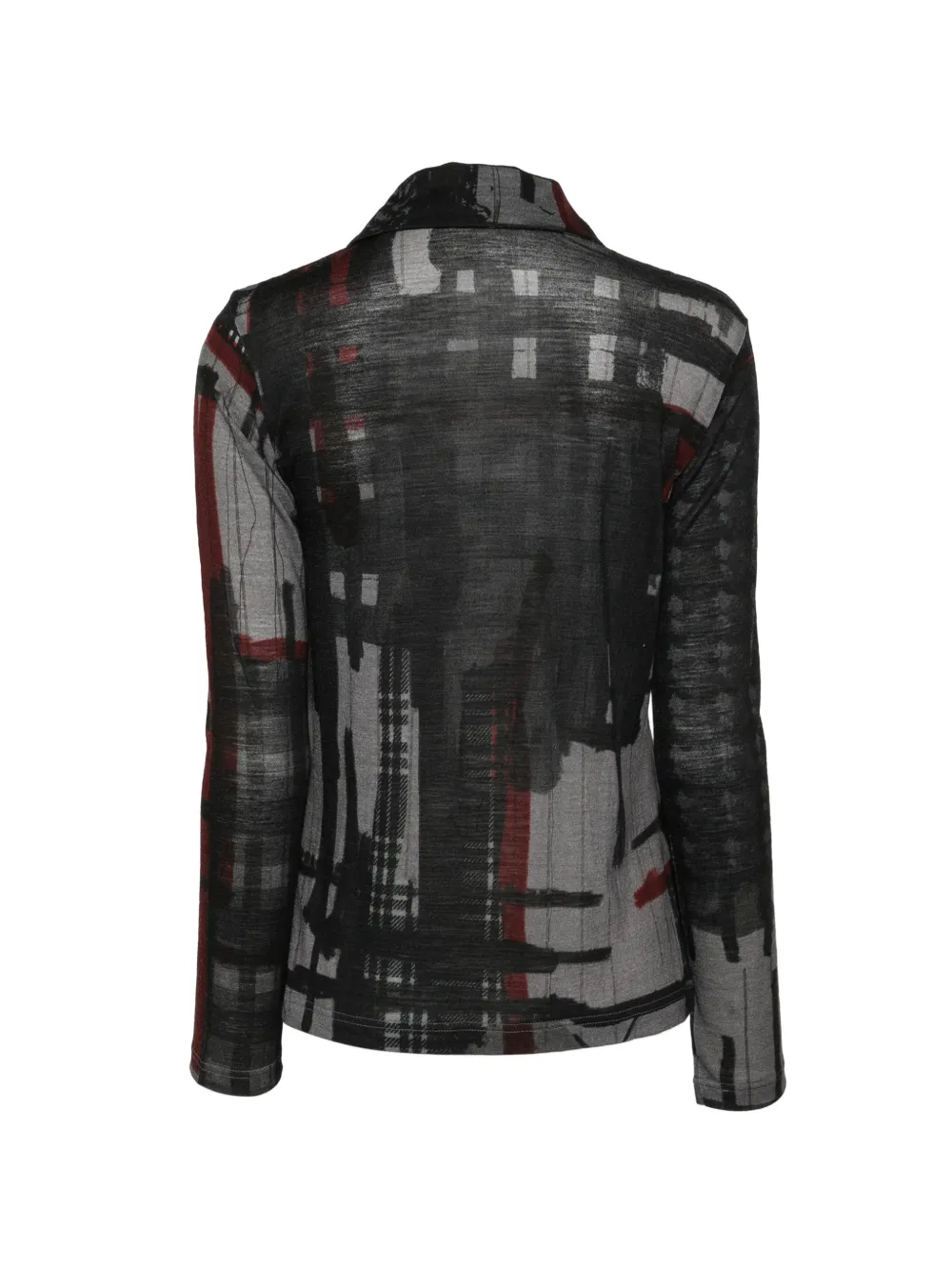 Y's Blouse met print Zwart