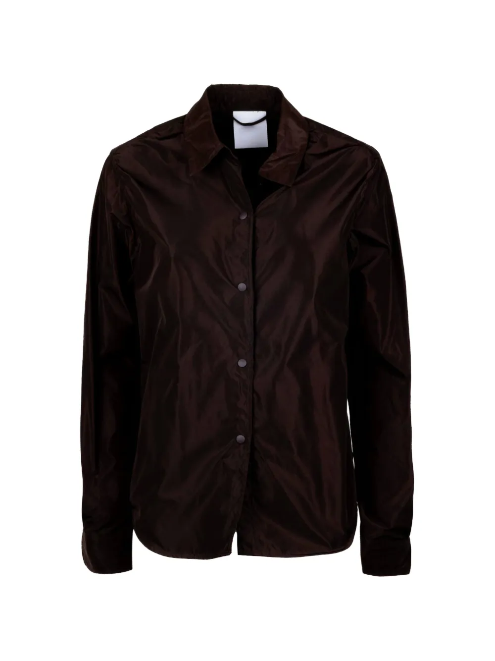 ASPESI long-sleeve press-stud shirt - Marrone