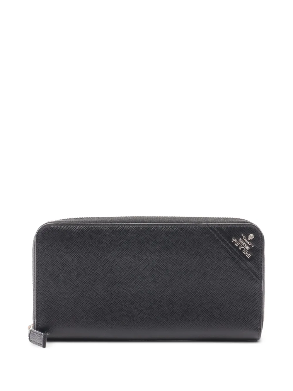 Prada Pre-Owned Portafoglio in pelle Saffiano 2010 - Nero
