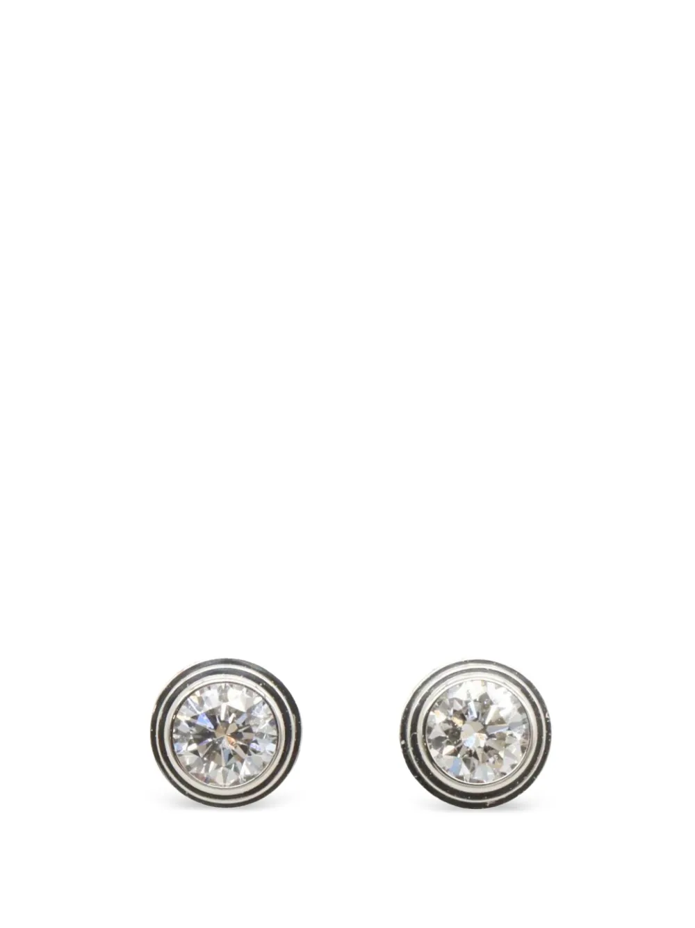 Cartier 2010s Damour diamond earrings - Argento