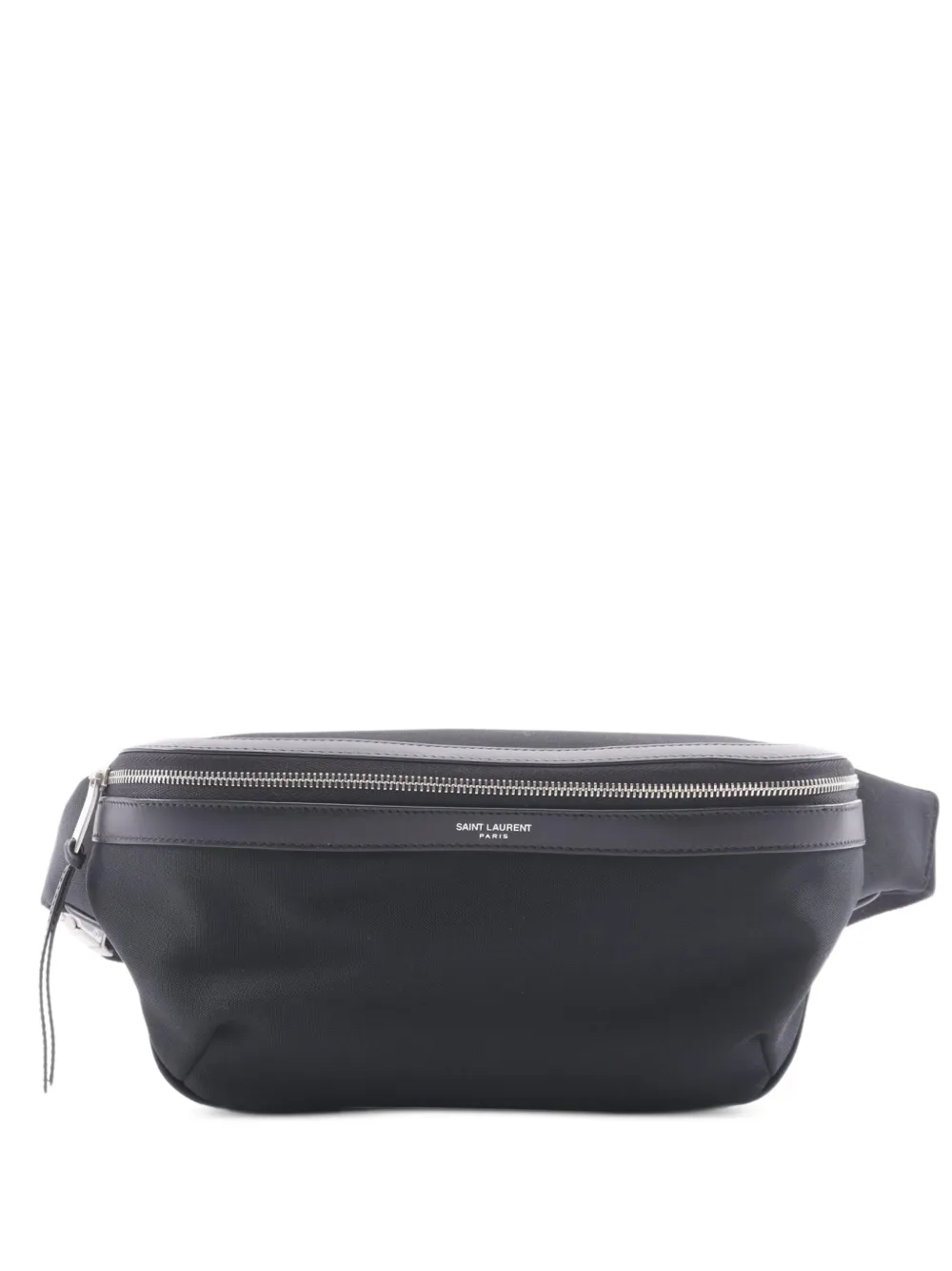 Saint Laurent Pre-Owned sac banane à finitions en cuir (années 2020) - Noir