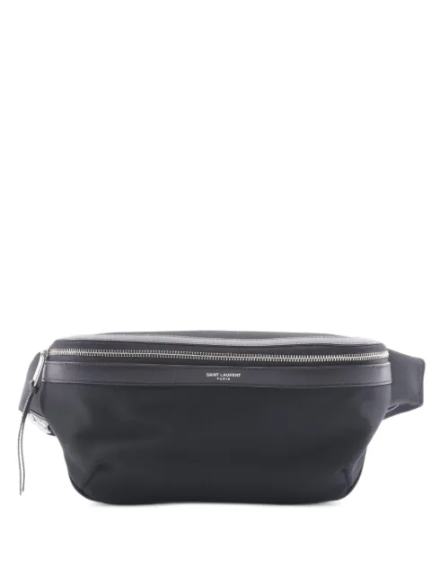 Saint Laurent Pre-Owned 2020s leather-trim belt bag
