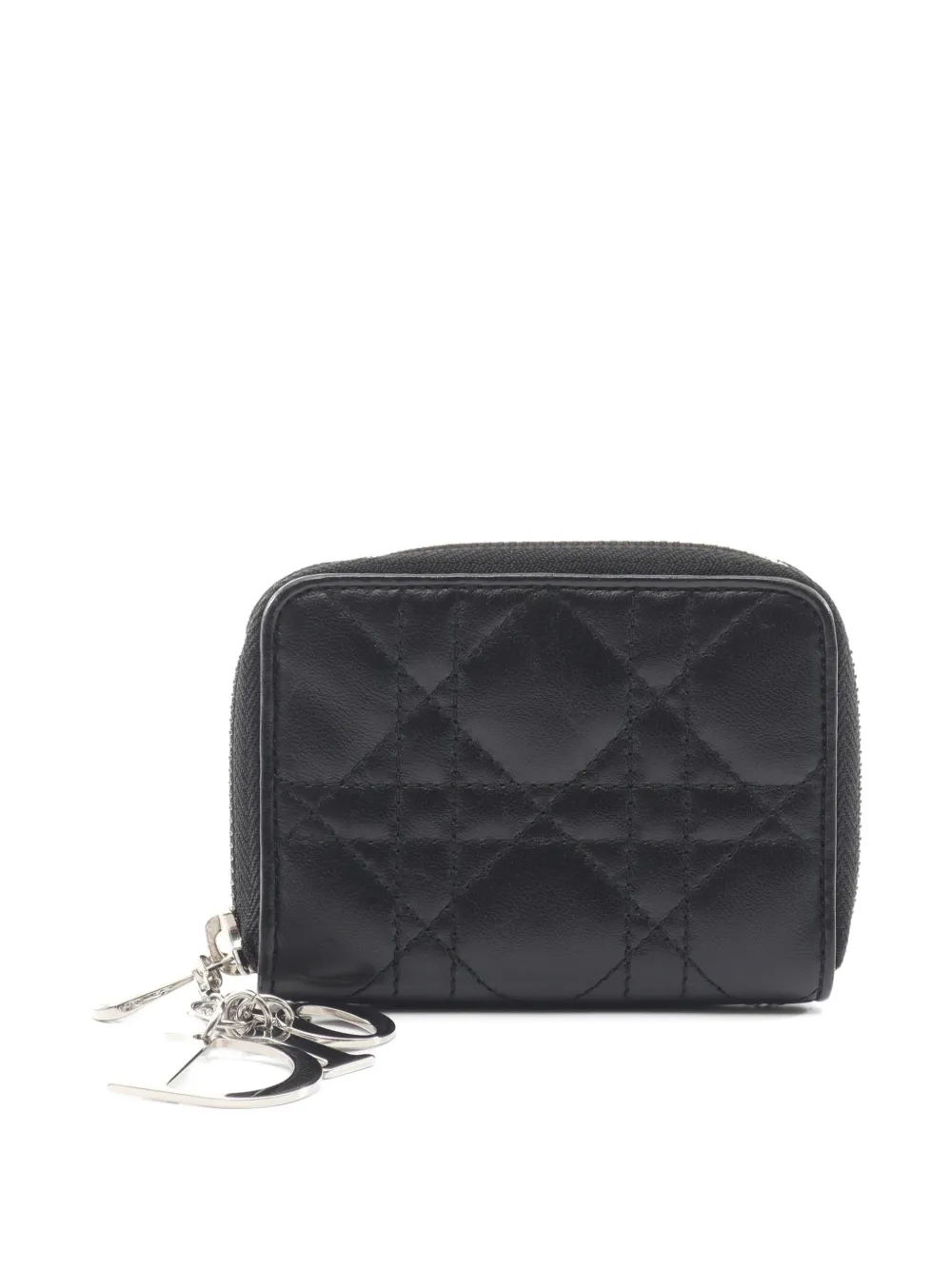Christian Dior Pre-Owned 2010s Cannage Lady Dior wallet - Schwarz