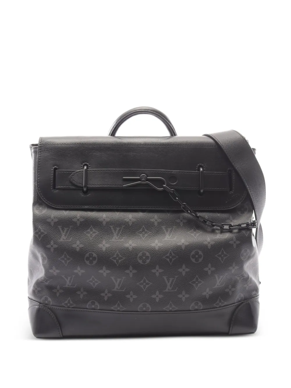 Louis Vuitton Pre-Owned 2010s PM Steamer Monogram Eclipse tote bag - Black