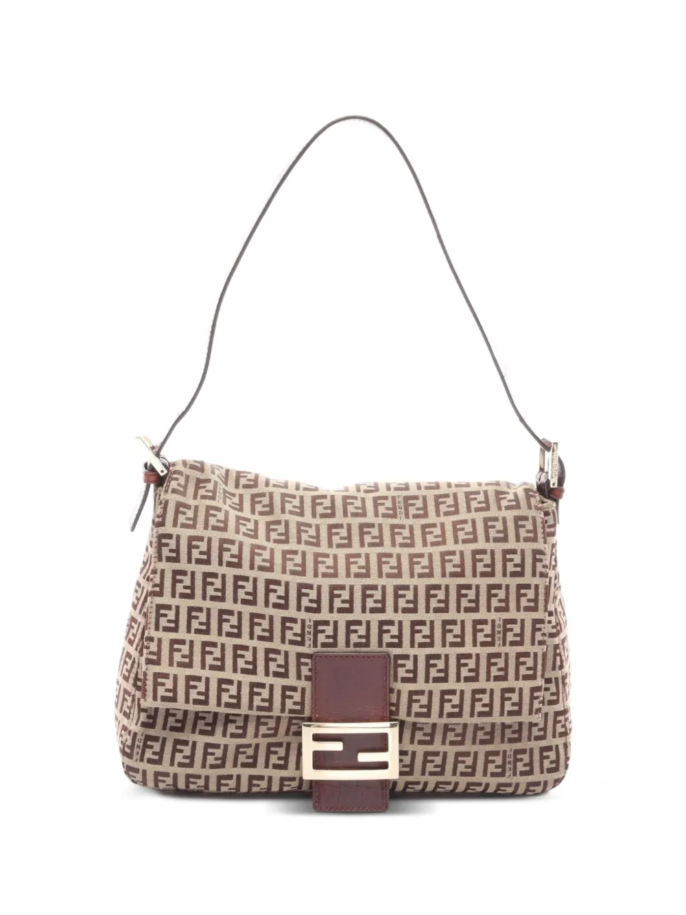 Fendi Pre-Owned Borsa a spalla Zucchino Mamma Baguette anni 2010 - Toni neutri