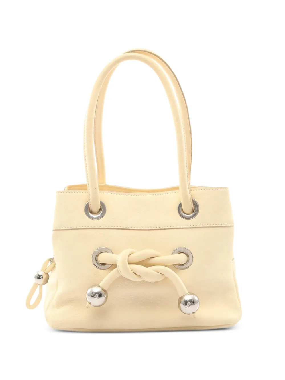Chloé Pre-Owned 2000s knot-detail shoulder bag - Toni neutri