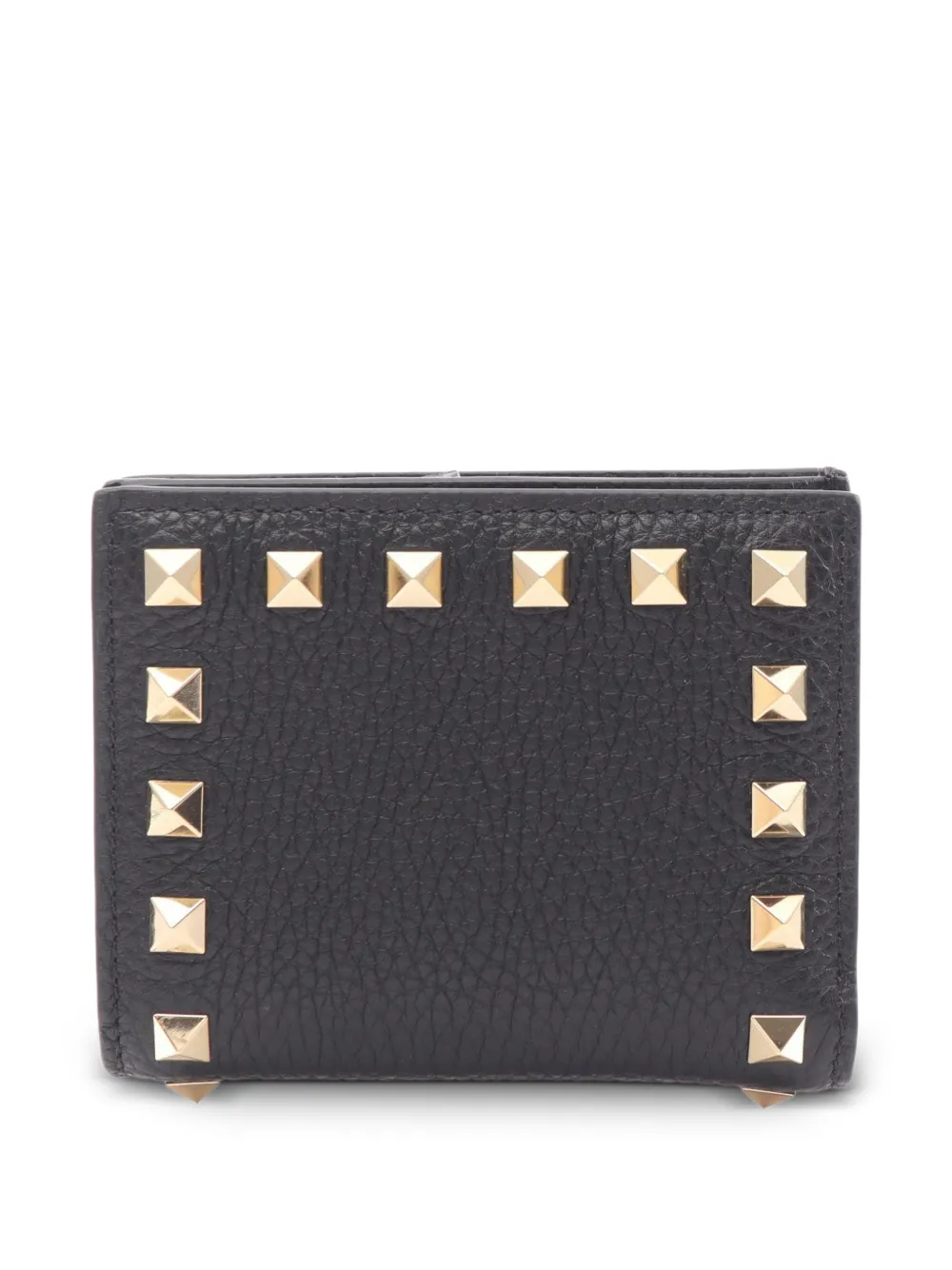Valentino Garavani Pre-Owned 2020s Rockstud bi-fold wallet - Nero