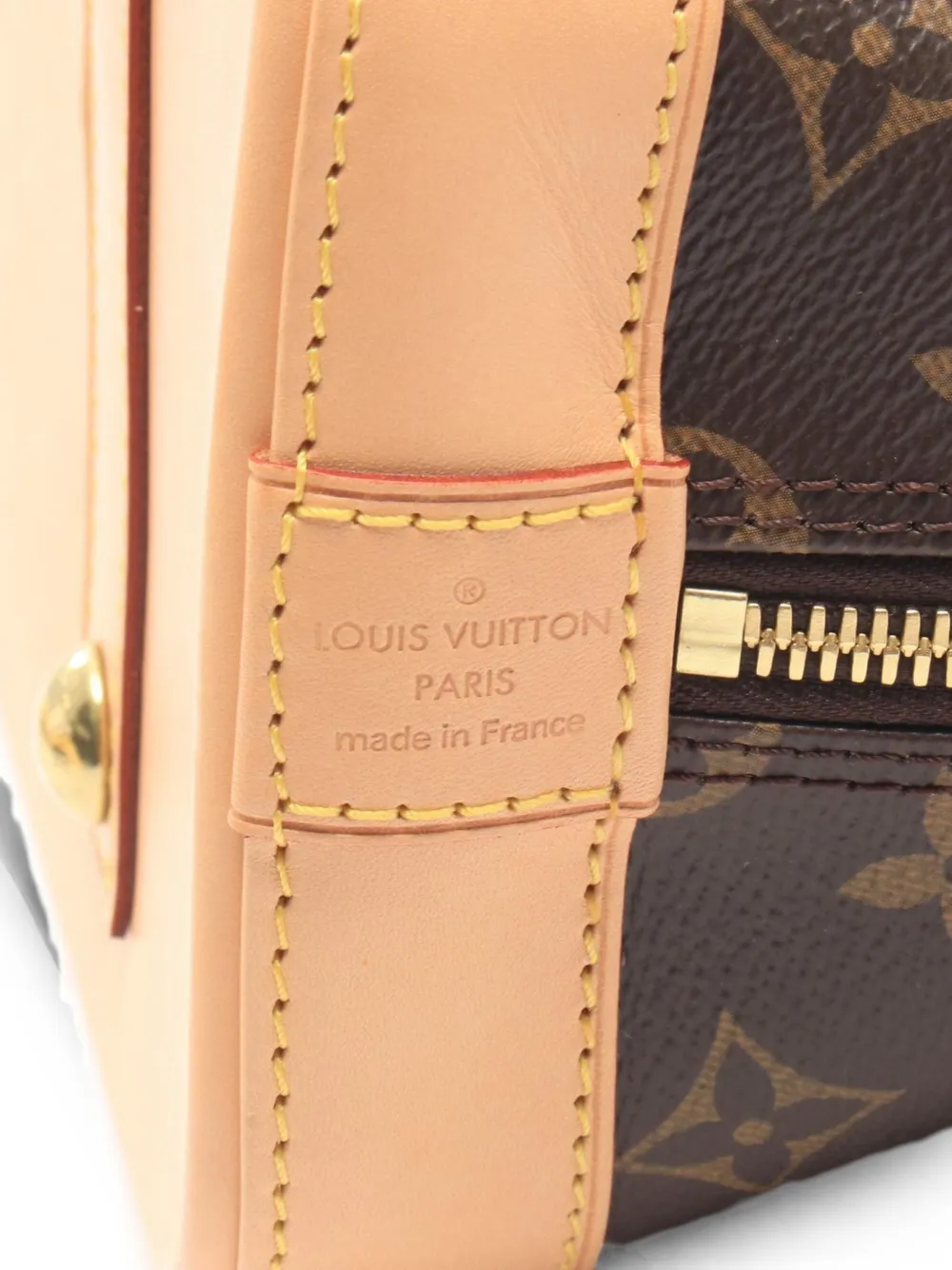 Louis Vuitton Pre-Owned 2015 Alma Monogram handtas Bruin