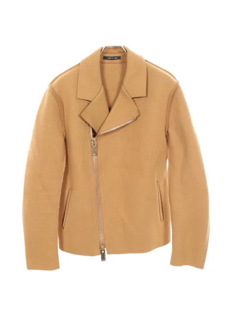 Emporio Armani Pre-Owned 2010s cut-off zip-up jacket