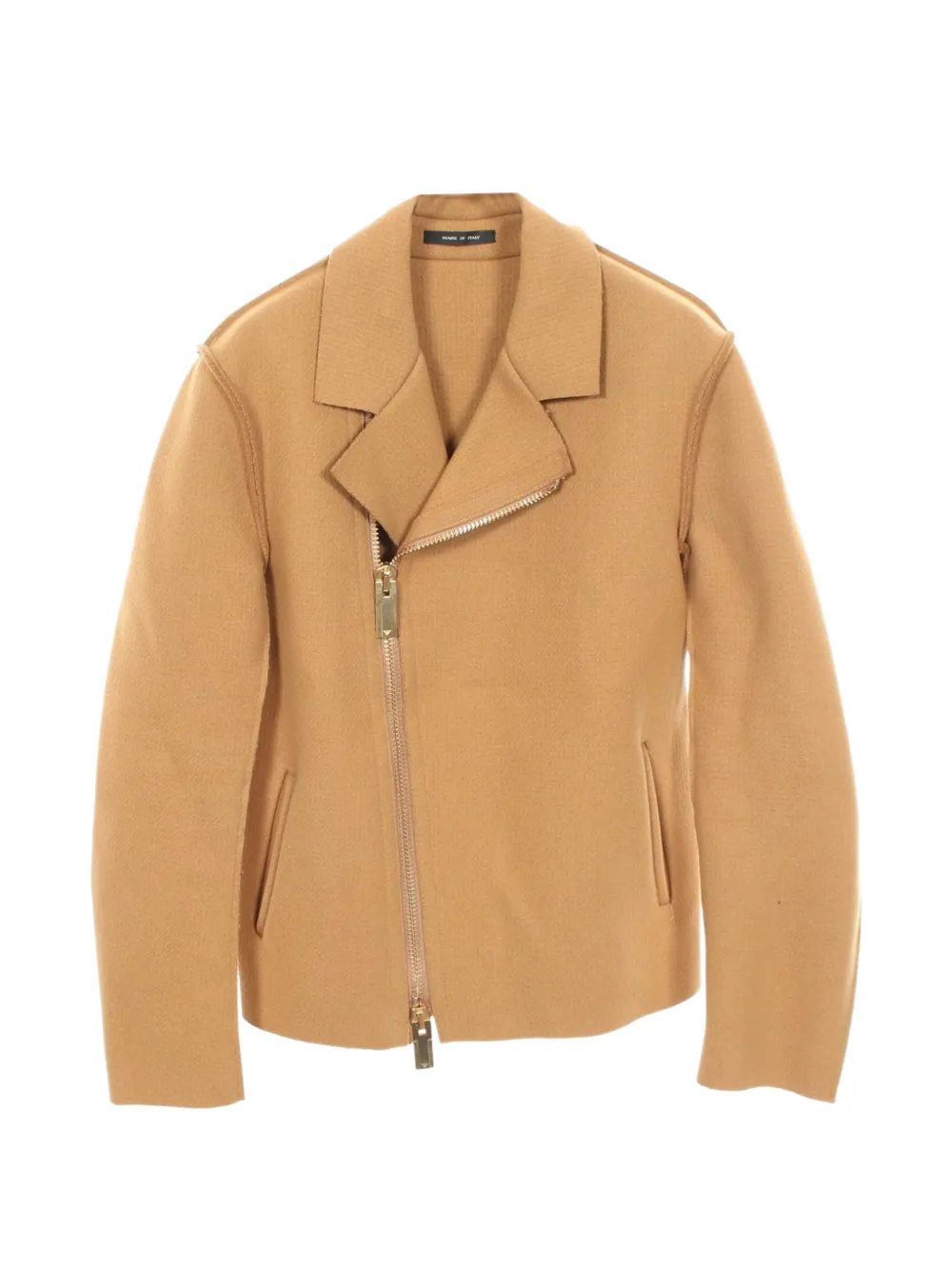 Emporio Armani Pre-Owned veste zippée à découpes (années 2010) - Marron