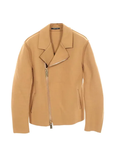 Emporio Armani Pre-Owned 2010s cut-off zip-up jacket