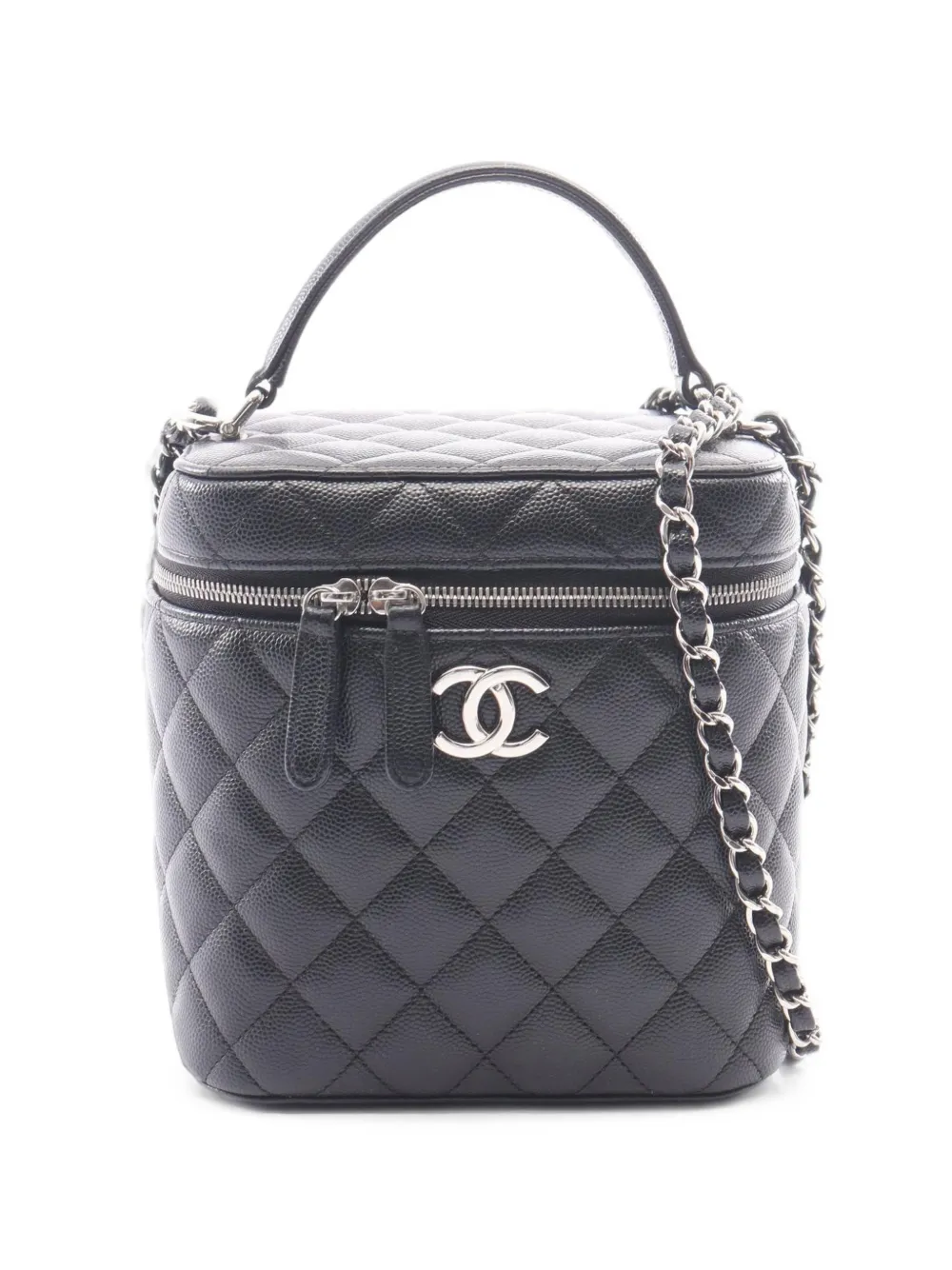 CHANEL Pre-Owned matelassé Caviar shoulder bag - Nero